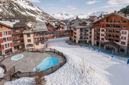 La Résidence Premium Le Village vue depuis un balcon