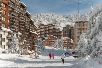 La station d'Avoriaz en hiver