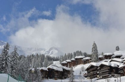 La Station familiale de Valmorel dans la Vallée de la Tarentaise, Alpes du Nord